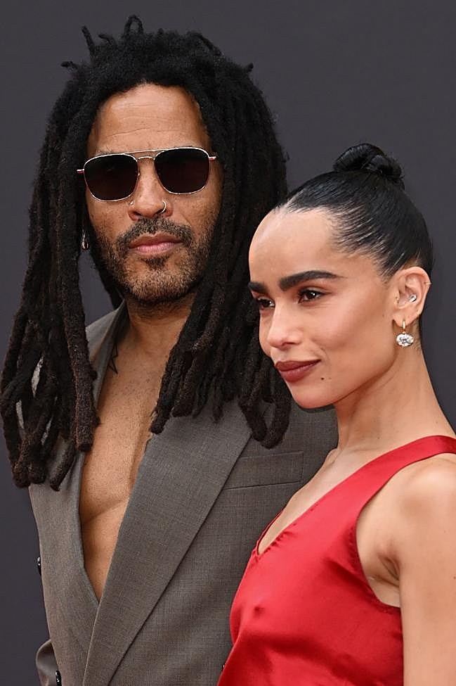 Lenny Krvitz y su hija,