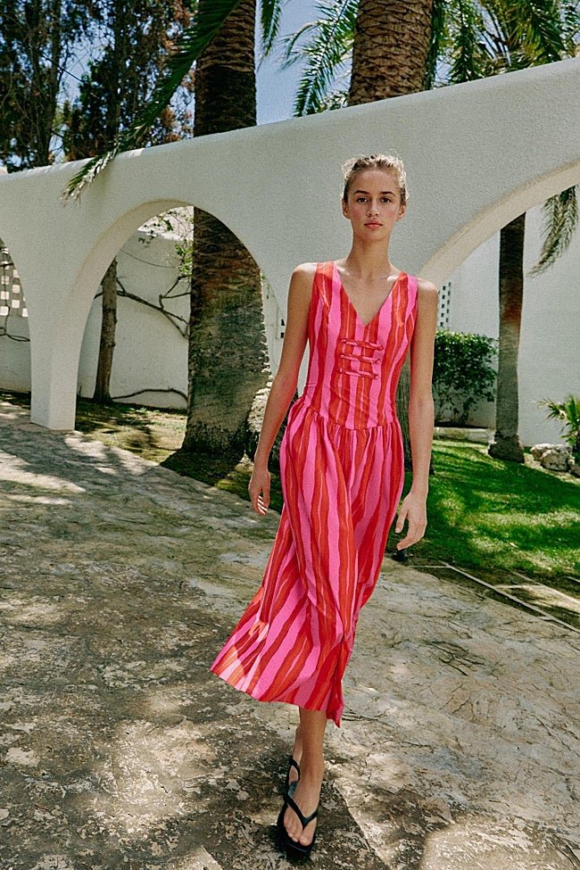 Vestido estampado de Zara (39,99 euros)