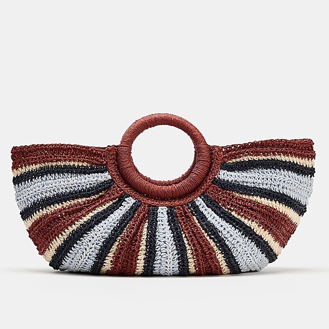 Bolso de rafia de Zara (35,95 euros)