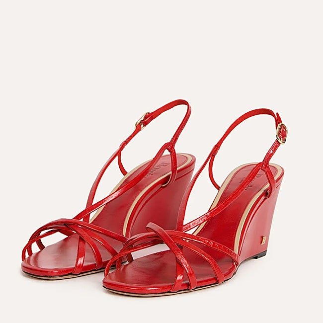Sandalias rojas de Rouje (270 euros)