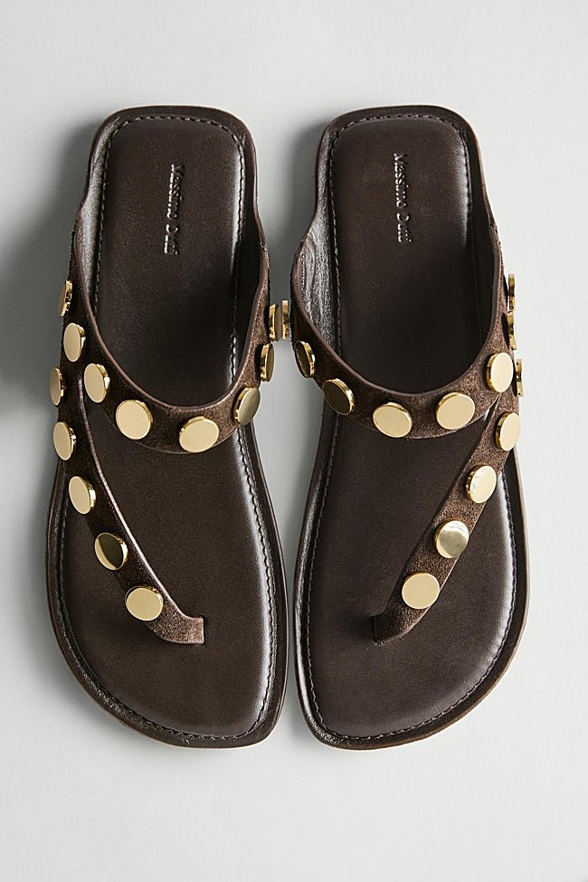 Sandalias marrones de Massimo Dutti (59,95 euros)