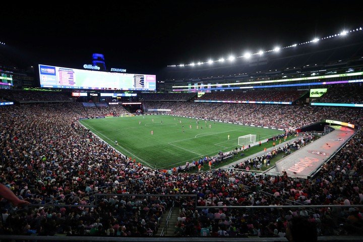 Así es el Gillette Stadium, casa de New England Patriots de la NFL. (Reuters)