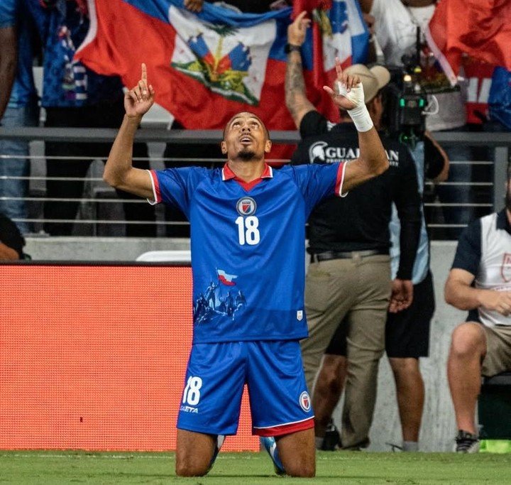 Wilson Isidor, jugador de Haití.