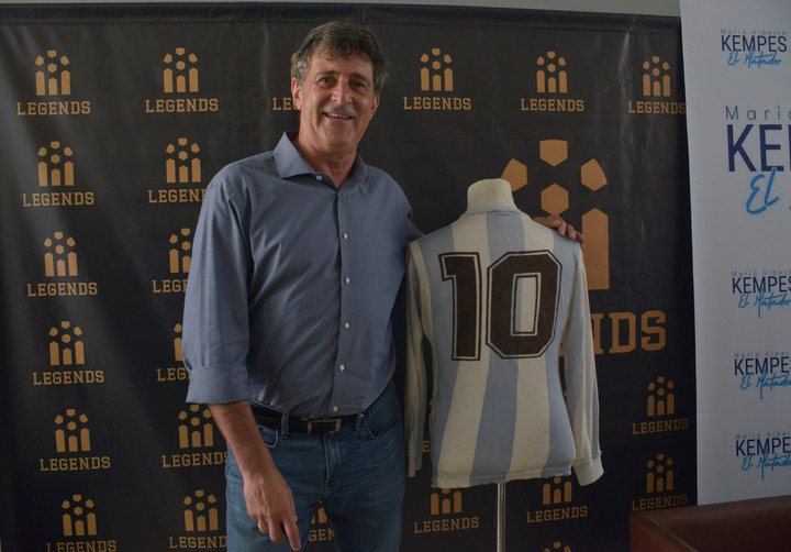 Mario Alberto Kempes habló del Mundial y el fútbol argentino. 