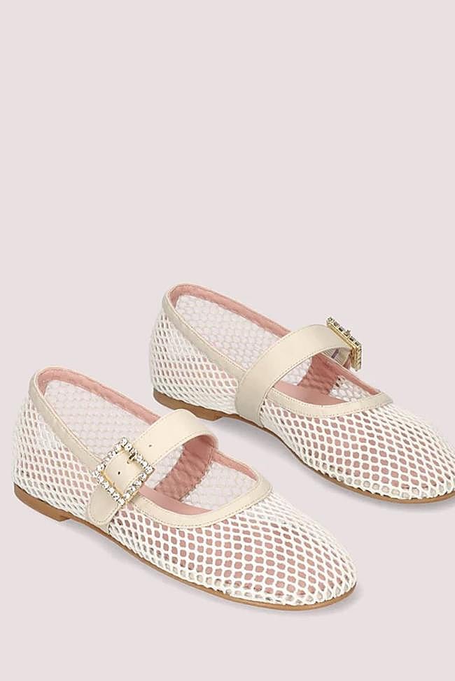 Bailarinas Mary Jane con rejilla de Pretty Ballerinas.