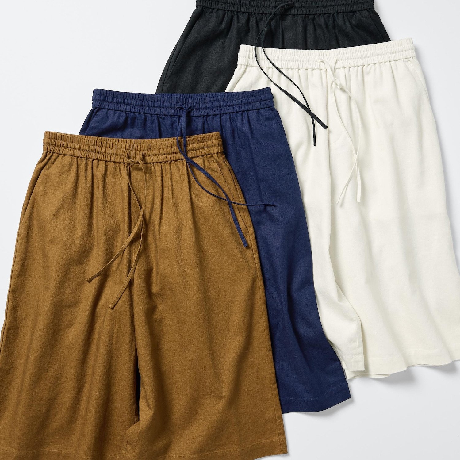 Pantalón culotte lino mezcla