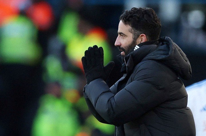 Amorim en el Manchester United. (foto: REUTER) 
