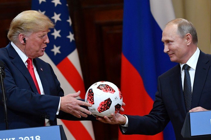 Putin, Trump y la pelota. Otros tiempos. 
