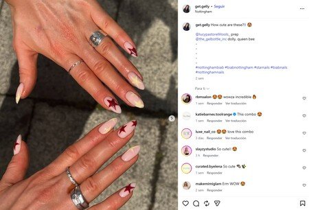 Manicura de estrellas: el diseño de uñas que más veremos este verano 2026