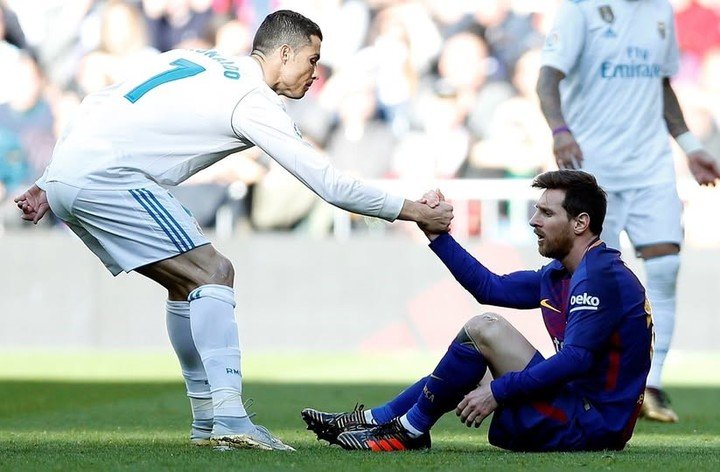 Cristiano Ronaldo y Lionel Messi.