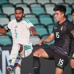 A 300 metros del hotel de Argentina, Argelia goleó a Bolivia en su última prueba antes del Mundial