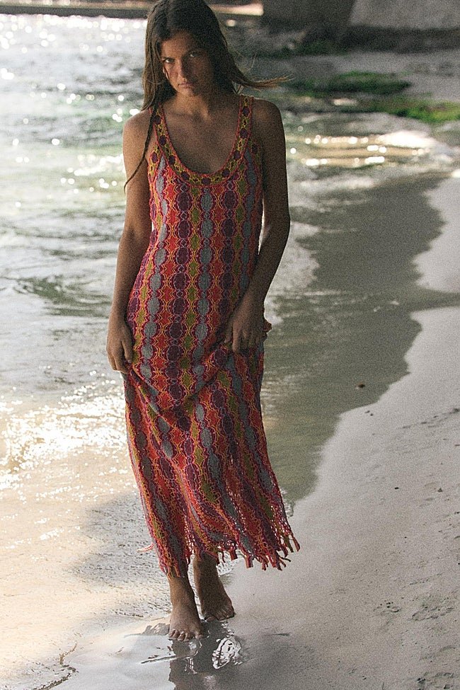 Vestido de crochet de Zara (29,99 euros)
