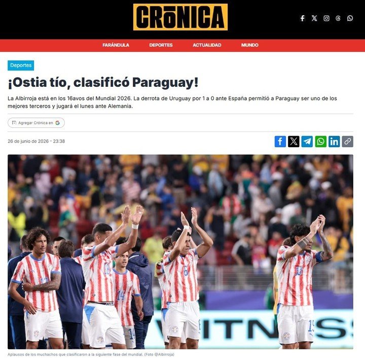 Crónica.