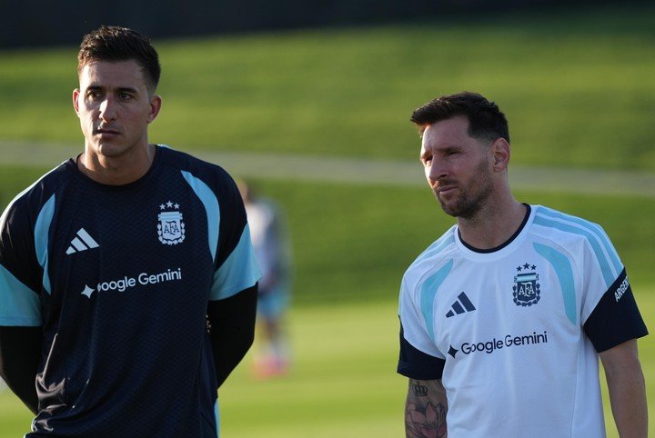 Se podrá ver a Messi y compañía entrenando a puertas abiertas (Prensa AFA).