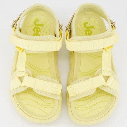 Sandalias sport de mujer amarillas Jeep