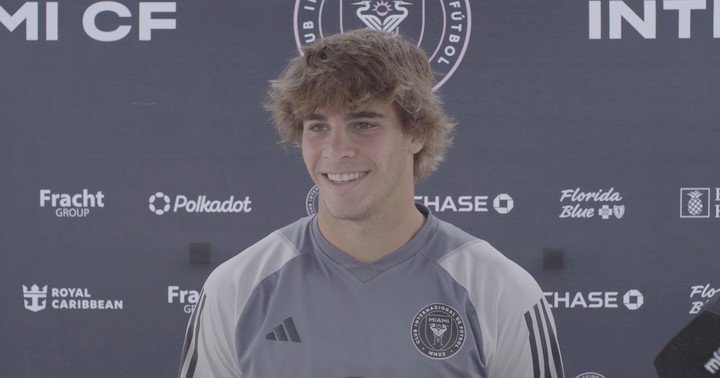 Benjamín Cremaschi. Foto: Inter Miami CF