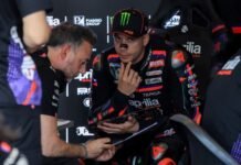 Video: Bezzechi, líder en el Mundial de Moto GP, a los cachetazos con un comisario de pista en plena Sprint