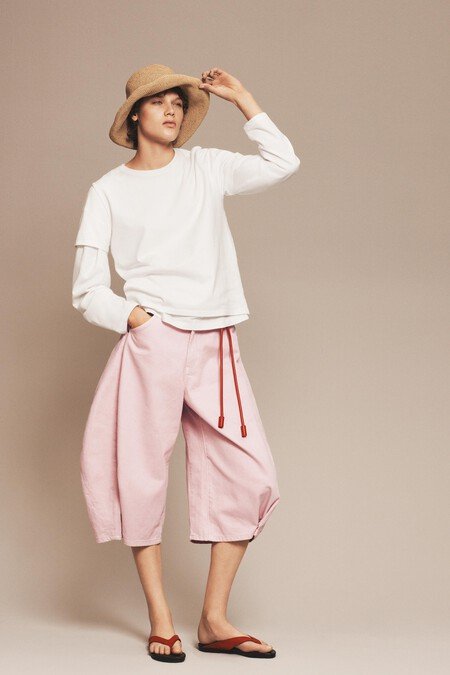 bermudas wide leg