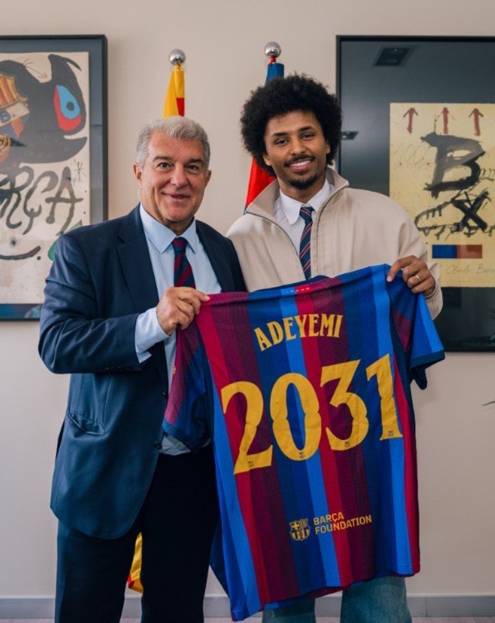 Adeyemi llega desde el Borussia Dortmund. (@FCBarcelona)
