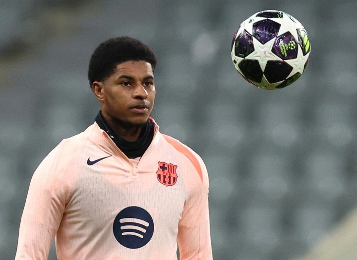 El Barcelona no hizo uso de la opción por Rashford. (REUTERS)