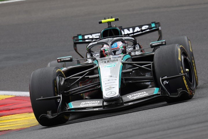 Kimi Antonelli ganó el GP de Bélgica y sumó su sexta victoria en la Fórmula 1. (AP)