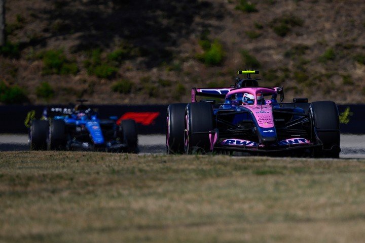 Franco Colapinto, en acción durante el GP de Hungría. (EFE).