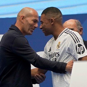 El primer mensaje de Kylian Mbappé para Zinedine Zidane, el nuevo entrenador de Francia