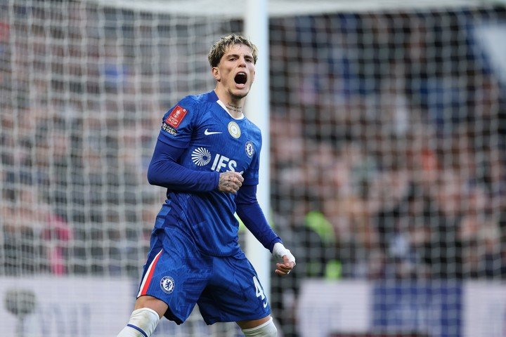 Garnacho en la mira del Aston Villa. (AP)