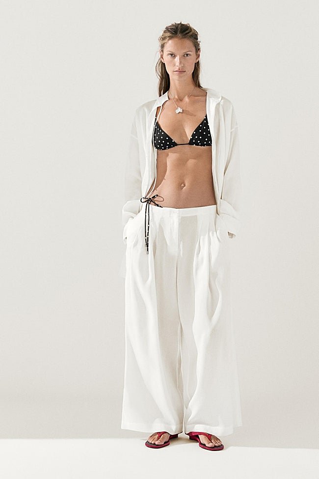 Bikini estampado de Massimo Dutti (Top: 29,99 euros)
