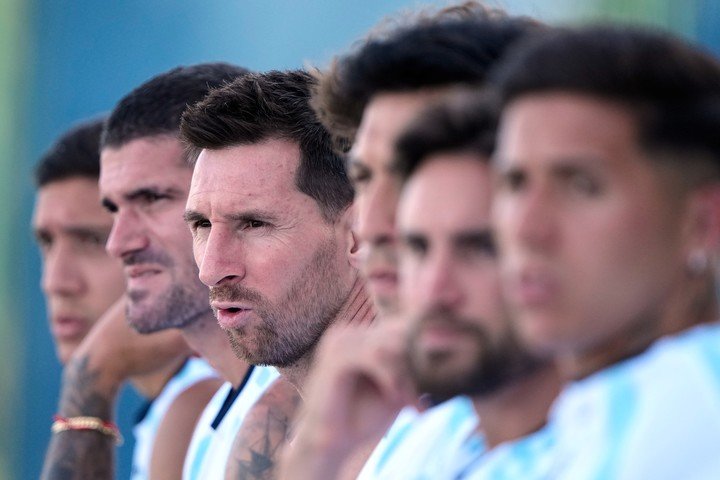 La Selección Argentina. (AP)