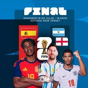 España vs. Argentina o Inglaterra, por la final del Mundial 2026: qué día, a qué hora y dónde se define la Copa del Mundo