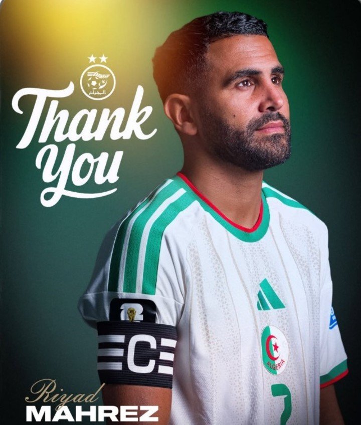 El posteo que le dedicó la cuenta oficial de la selección argelina. (@lesverts.faf)