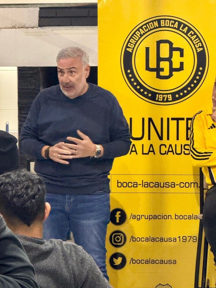 Diego Lajst y una militancia de años.