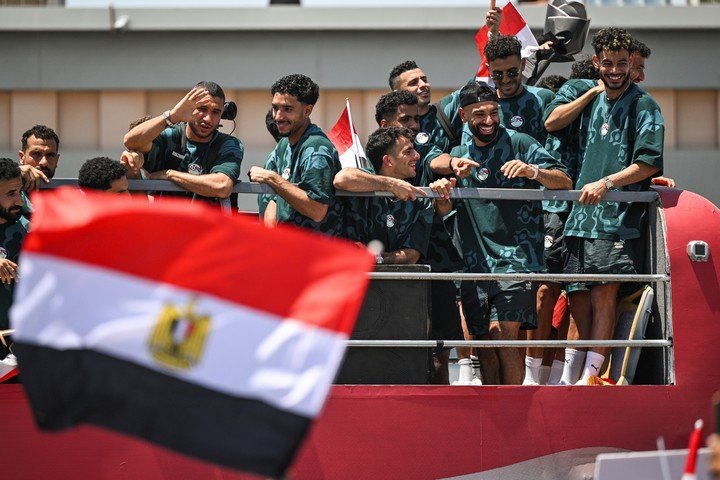 Impresionante recibimiento a Egipto. (EFE)