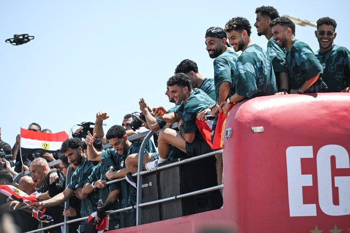 Recibimiento a Egipto en su regreso al país. (EFE)