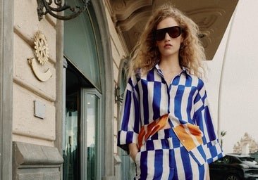 6 maneras de llevar el pantalón de rayas este verano