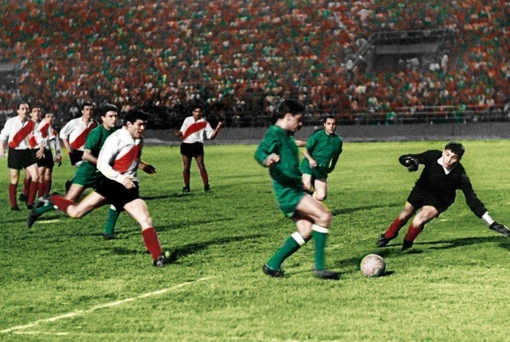 El partido con River.