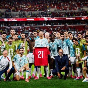 El honrado gesto que tuvieron Cristiano Ronaldo y el plantel de Portugal con Diogo Jota 