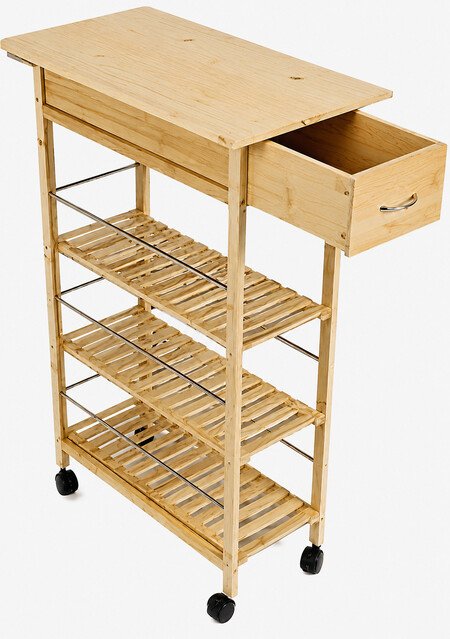 El sábado 1 de agosto llega a Aldi el carrito auxiliar estrecho ideal para ampliar espacio en las cocinas pequeñas
