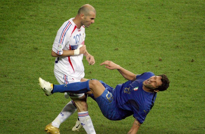 El cabezazo de Zidane a Materazzi en 2006. (AFP)