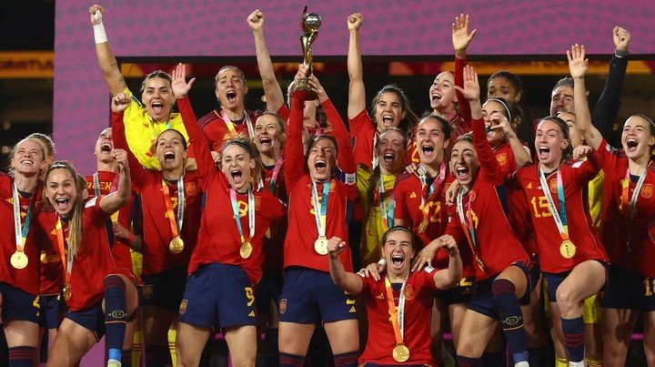 España, campeón femenino 2023.