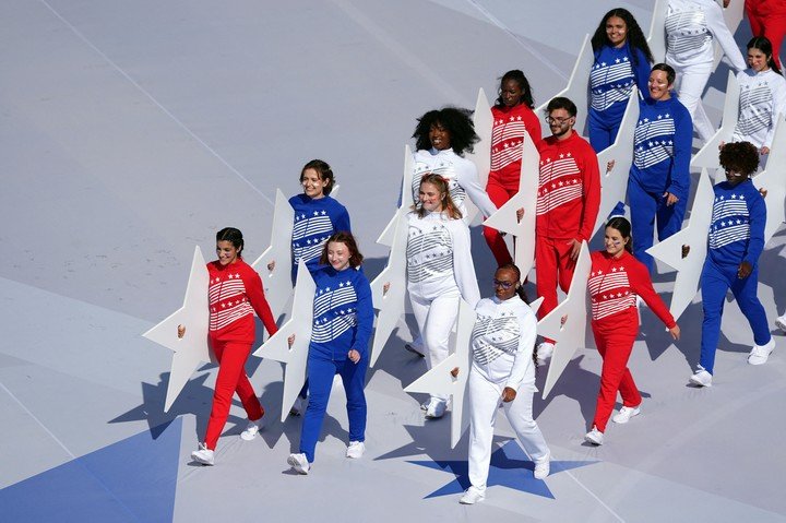 Los festejos en el Estadio de Philadelphia por el Día de la Independencia de los Estados Unidos (REUTERS).