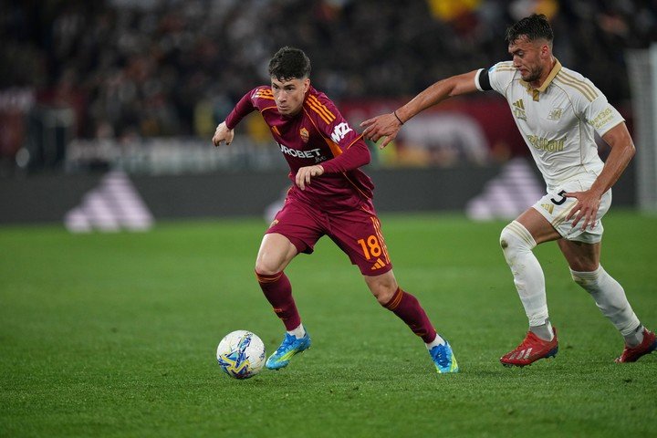 Soulé en la Roma. (Foto: AP)