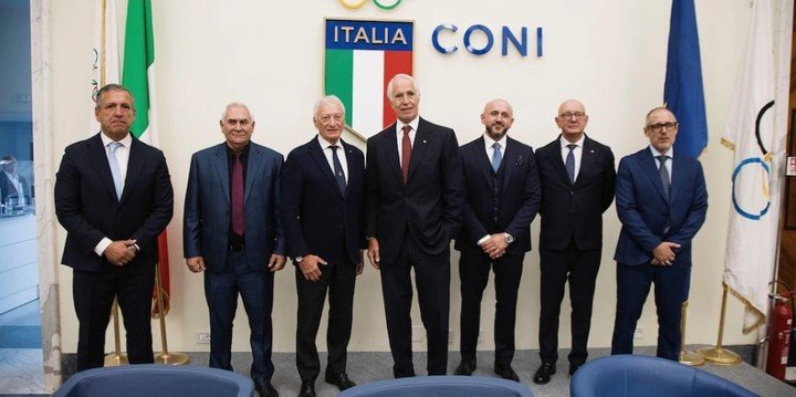 Luciano Buonfiglio, presidente del CONI.