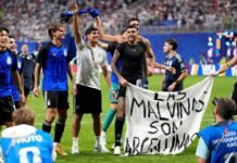 «Inglaterra debe abandonar la FIFA»: el pedido desde un sector político de Gran Bretaña tras el festejo de Argentina con la bandera de Malvinas