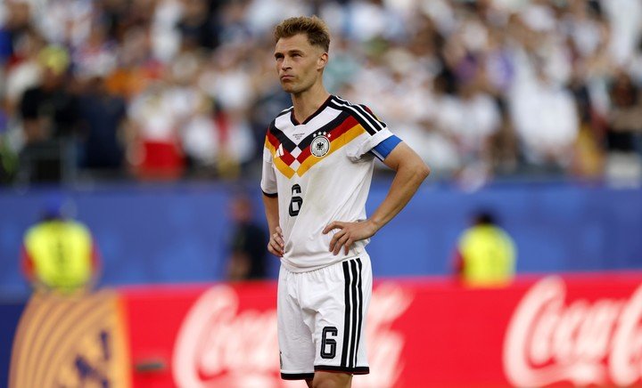 Joshua Kimmich, capitán de la selección alemana después de la derrota frente a Paraguay.