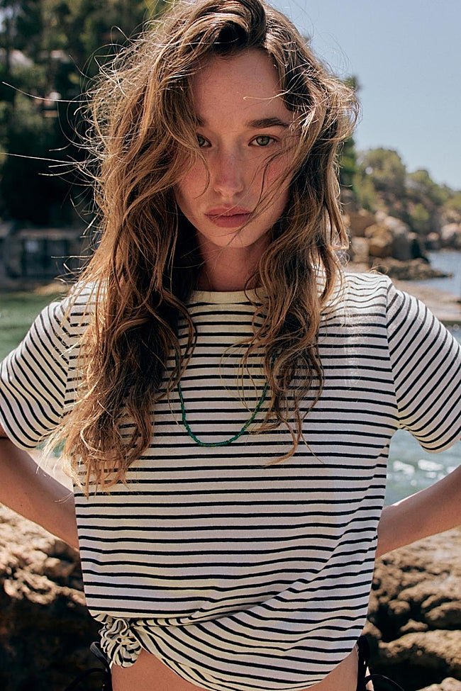 Camiseta de rayas de Zara (7,99 euros)