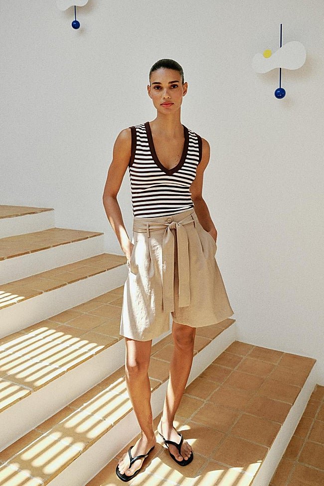 Camiseta de rayas de Zara (8,99 euros)