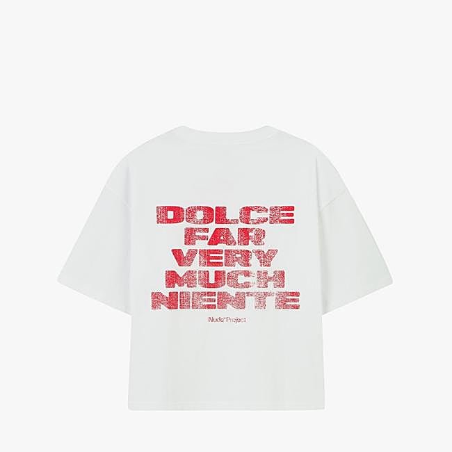 Camiseta blanca de Nude Project, 49 euros.