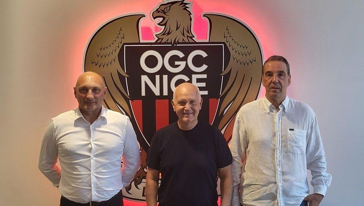 Olivier Pantaloni, Maurice Cohen y Roger Ricort, presentación. @gettyimages